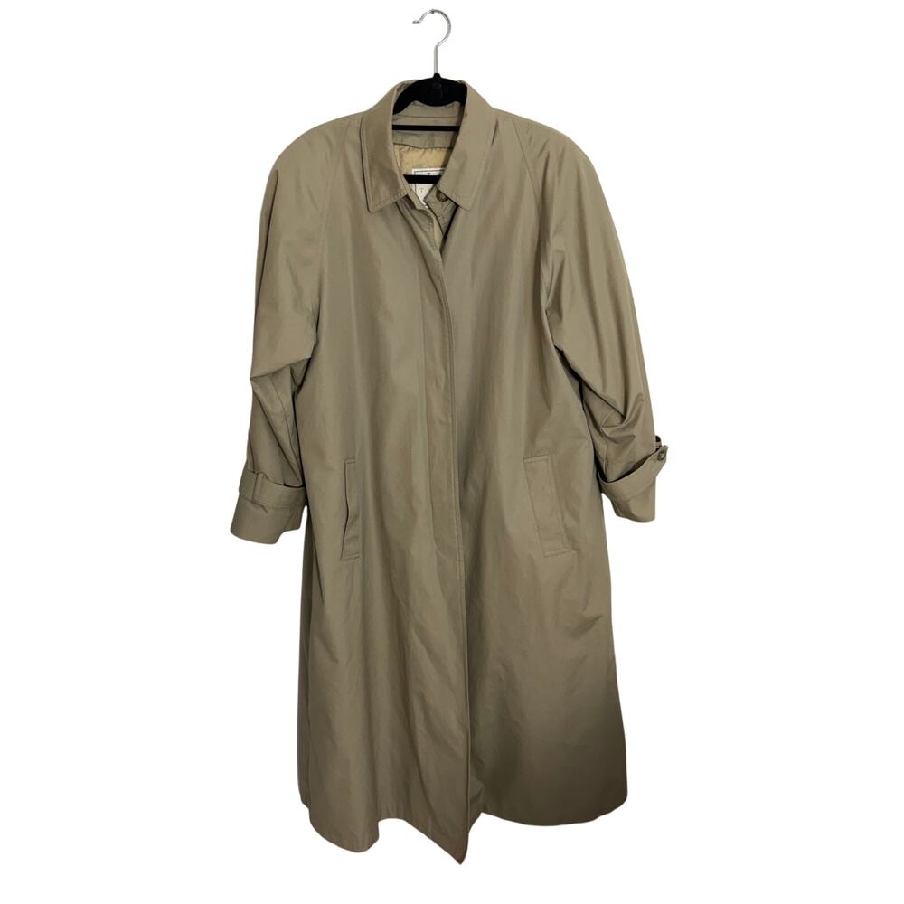 Towne From London Fog Lined Trench Coat Women's size 18